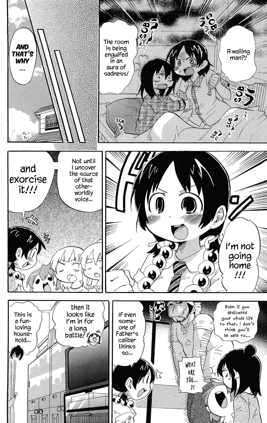 Mitsudomoe Chapter 195 page 8 - Chapter 195: The Black House Overlooking a Graveyard