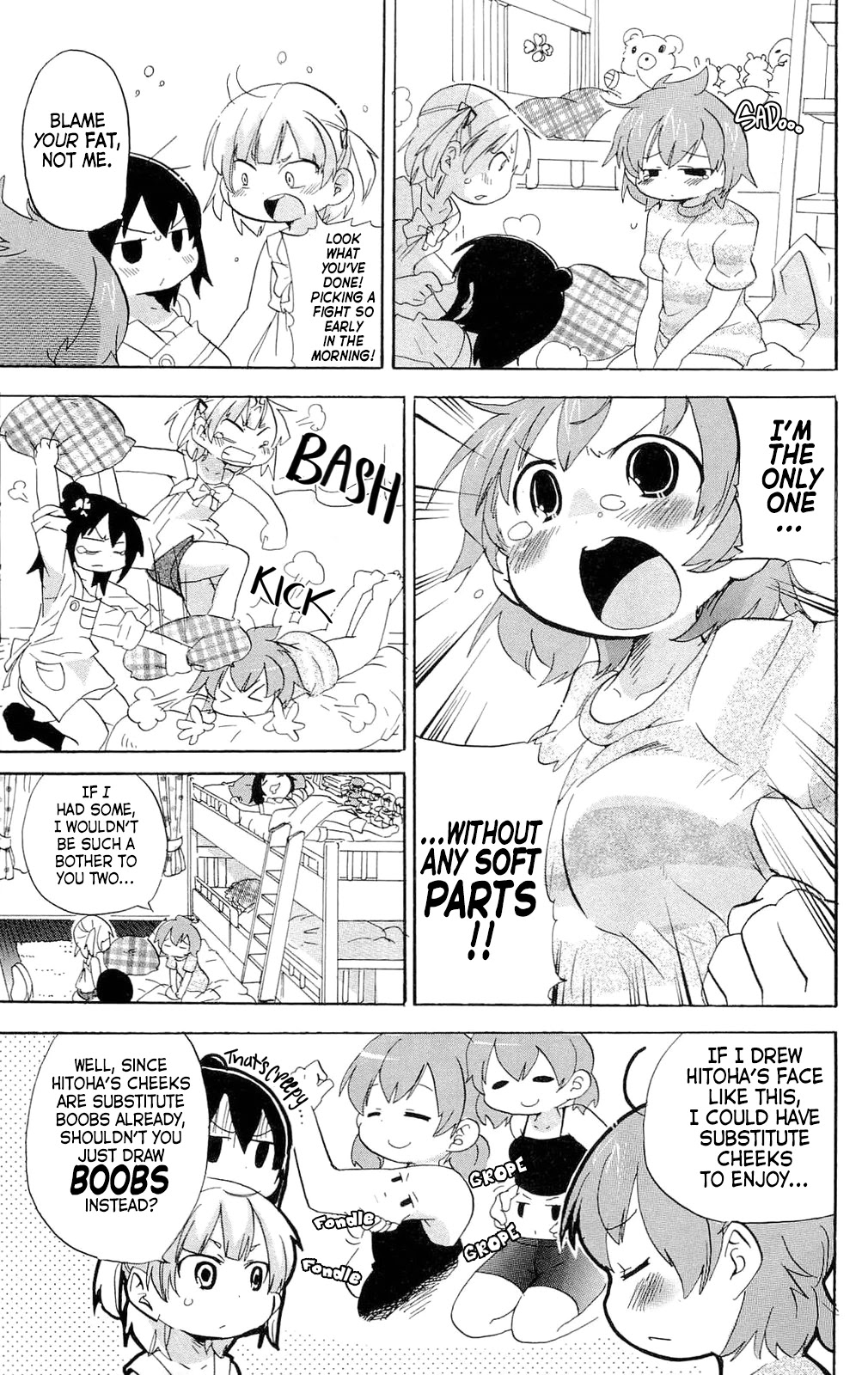 Mitsudomoe Chapter 196 page 4 - Chapter 196: A Summer's Day In 2010