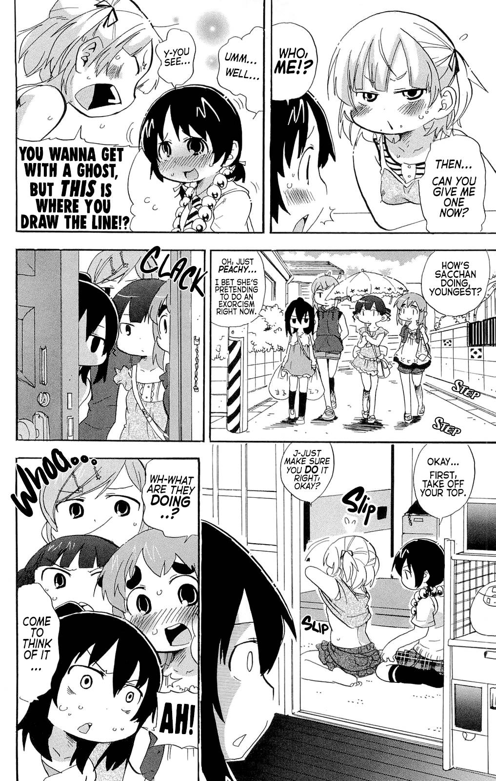 Mitsudomoe Chapter 198 page 4 - Chapter 198: The Hand That Rocks the Girdle