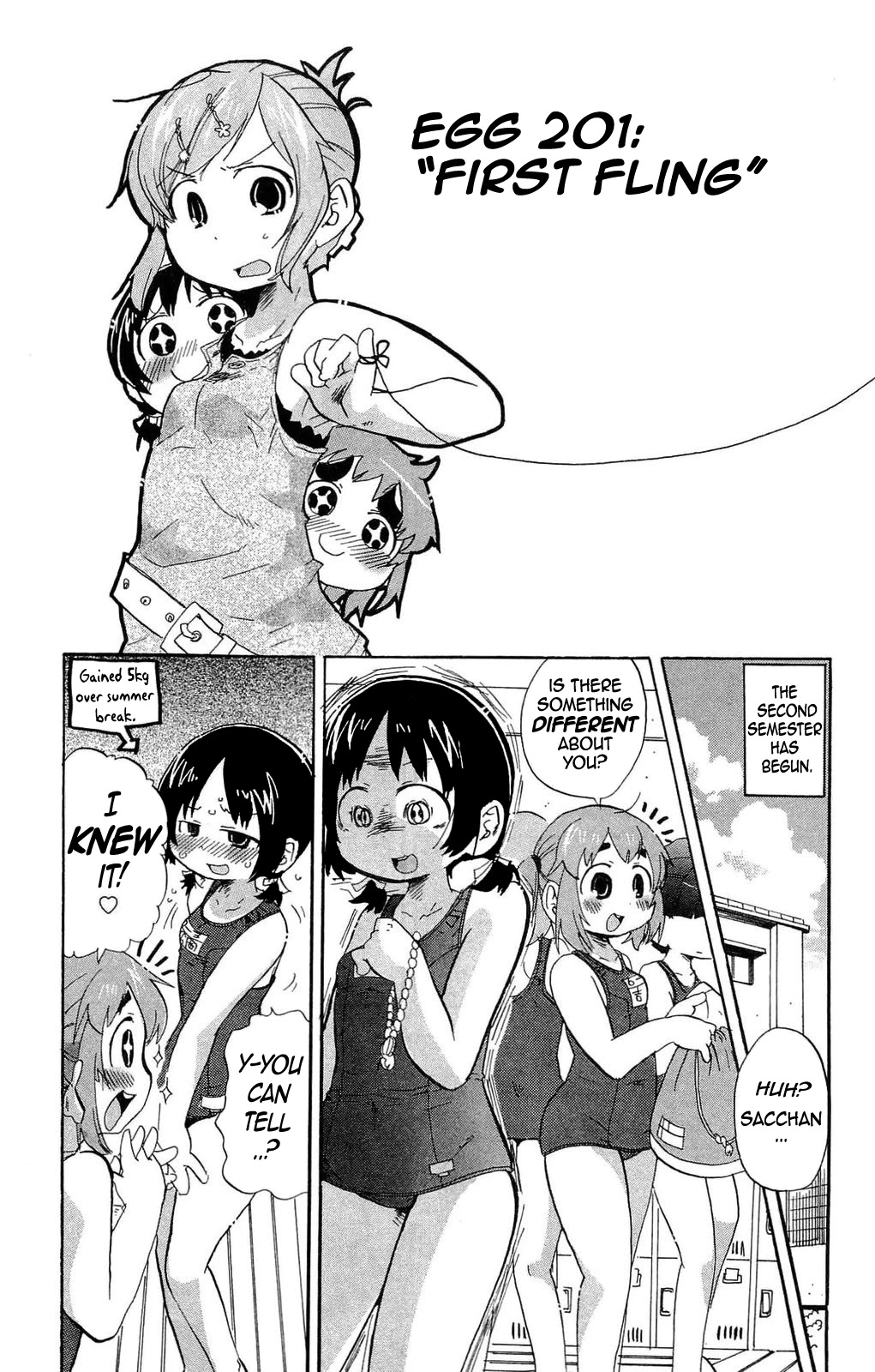 Mitsudomoe Chapter 201 page 1 - Chapter 201: First Fling