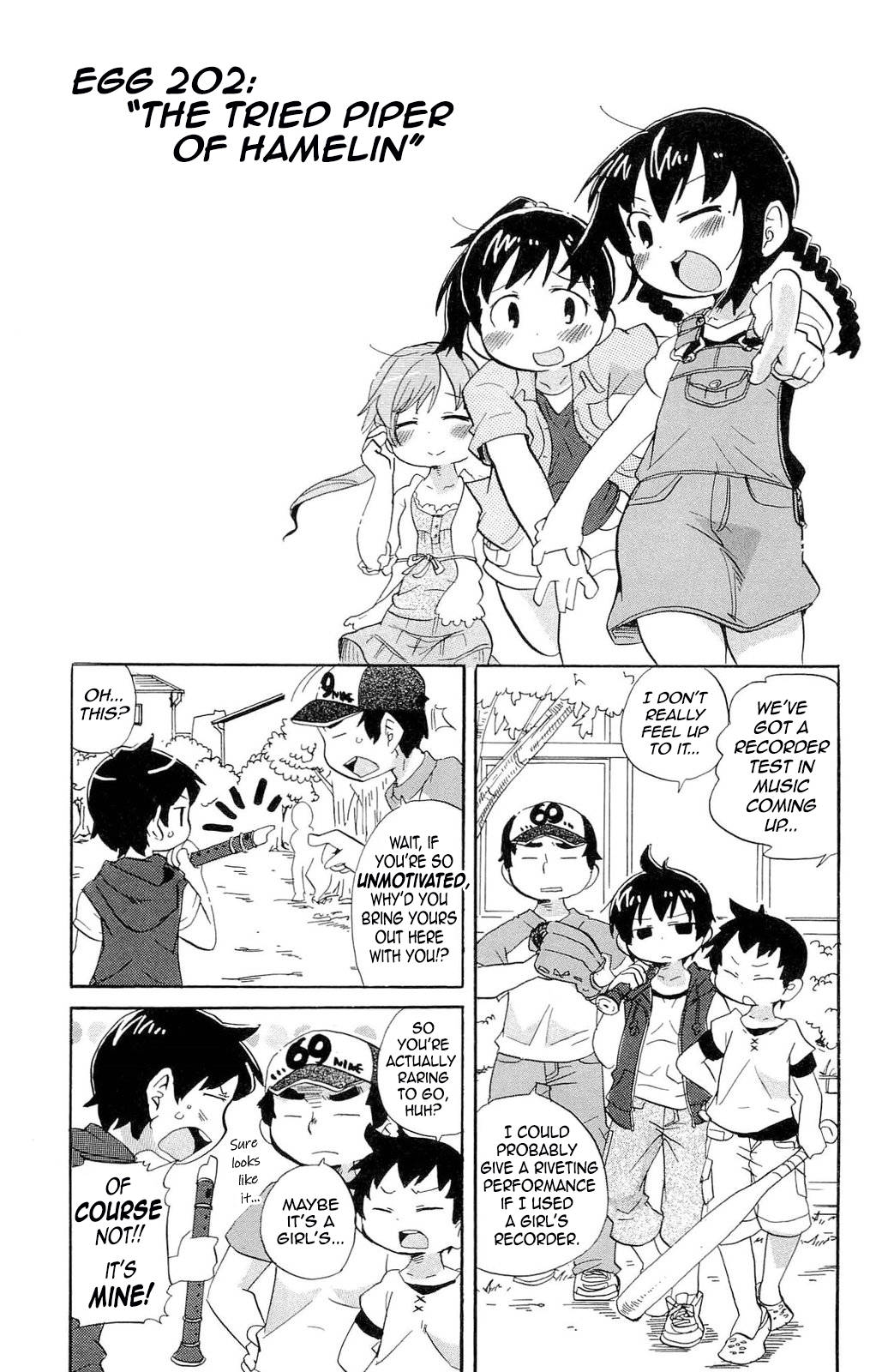 Mitsudomoe Chapter 202 page 1 - Chapter 202: The Tried Piper of Hamelin
