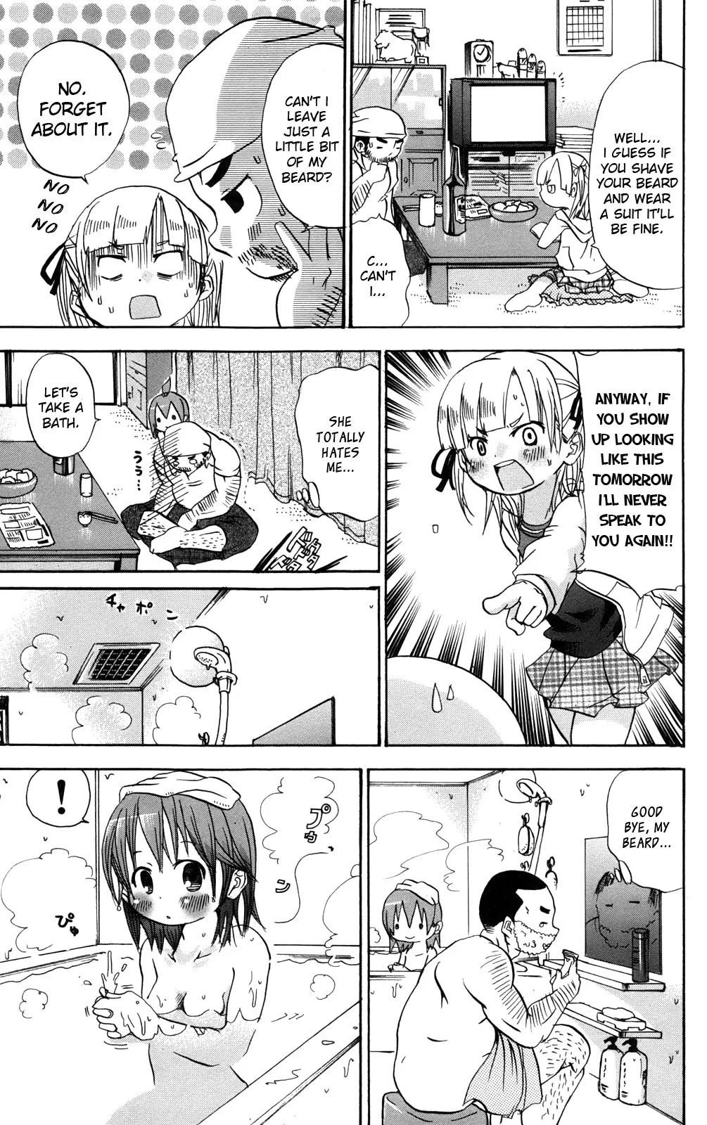 Mitsudomoe Chapter 21 page 3 - Chapter 21: Beard and Huge Boobs