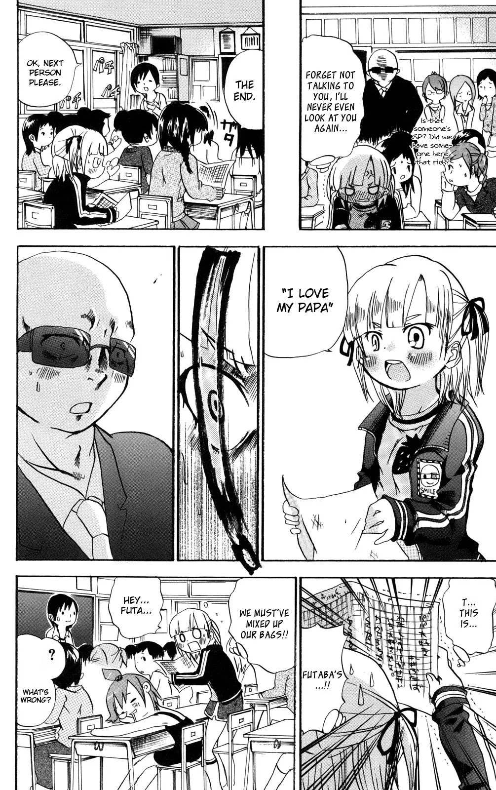 Mitsudomoe Chapter 21 page 6 - Chapter 21: Beard and Huge Boobs