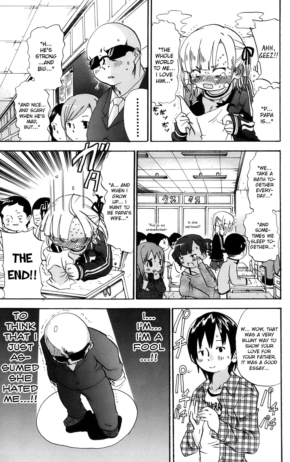 Mitsudomoe Chapter 21 page 7 - Chapter 21: Beard and Huge Boobs