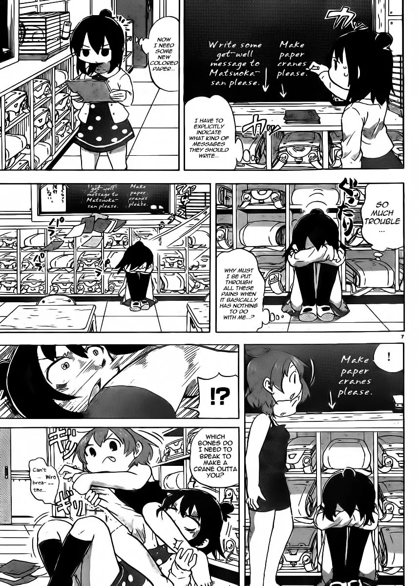 Mitsudomoe Chapter 229 page 7 - Chapter 229: Classroom Full of Messages