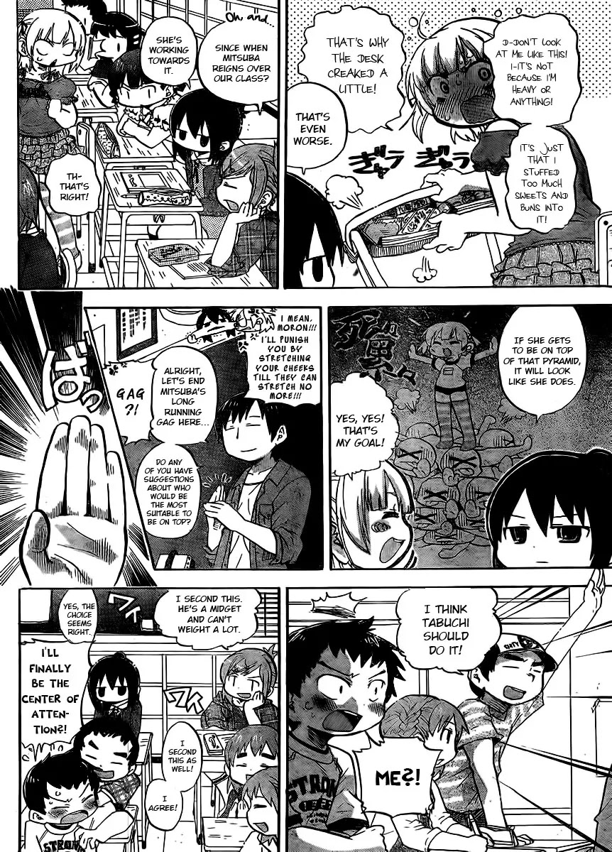 Mitsudomoe Chapter 235 page 3 - Chapter 235: The Pyramid of Piglets in Stark White