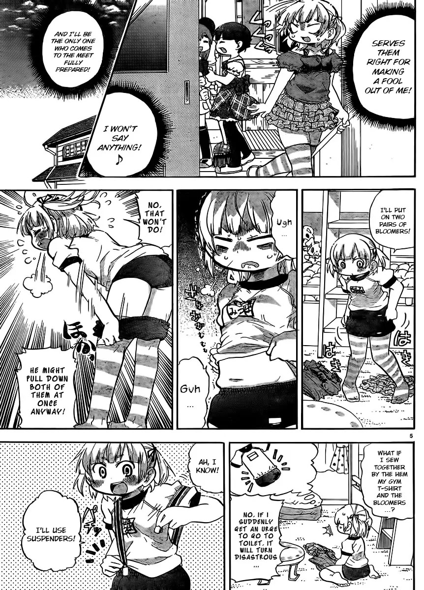 Mitsudomoe Chapter 235 page 6 - Chapter 235: The Pyramid of Piglets in Stark White