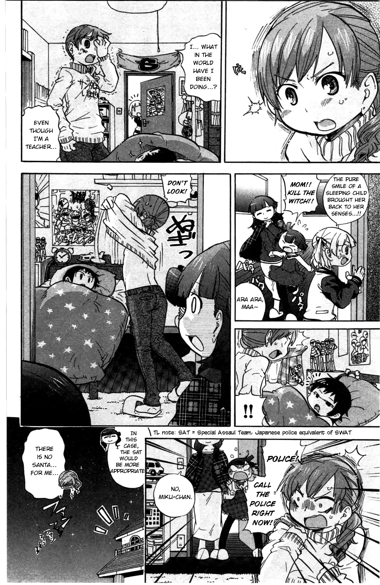 Mitsudomoe Chapter 239 page 9 - Chapter 239: Santa Came Like a Storm
