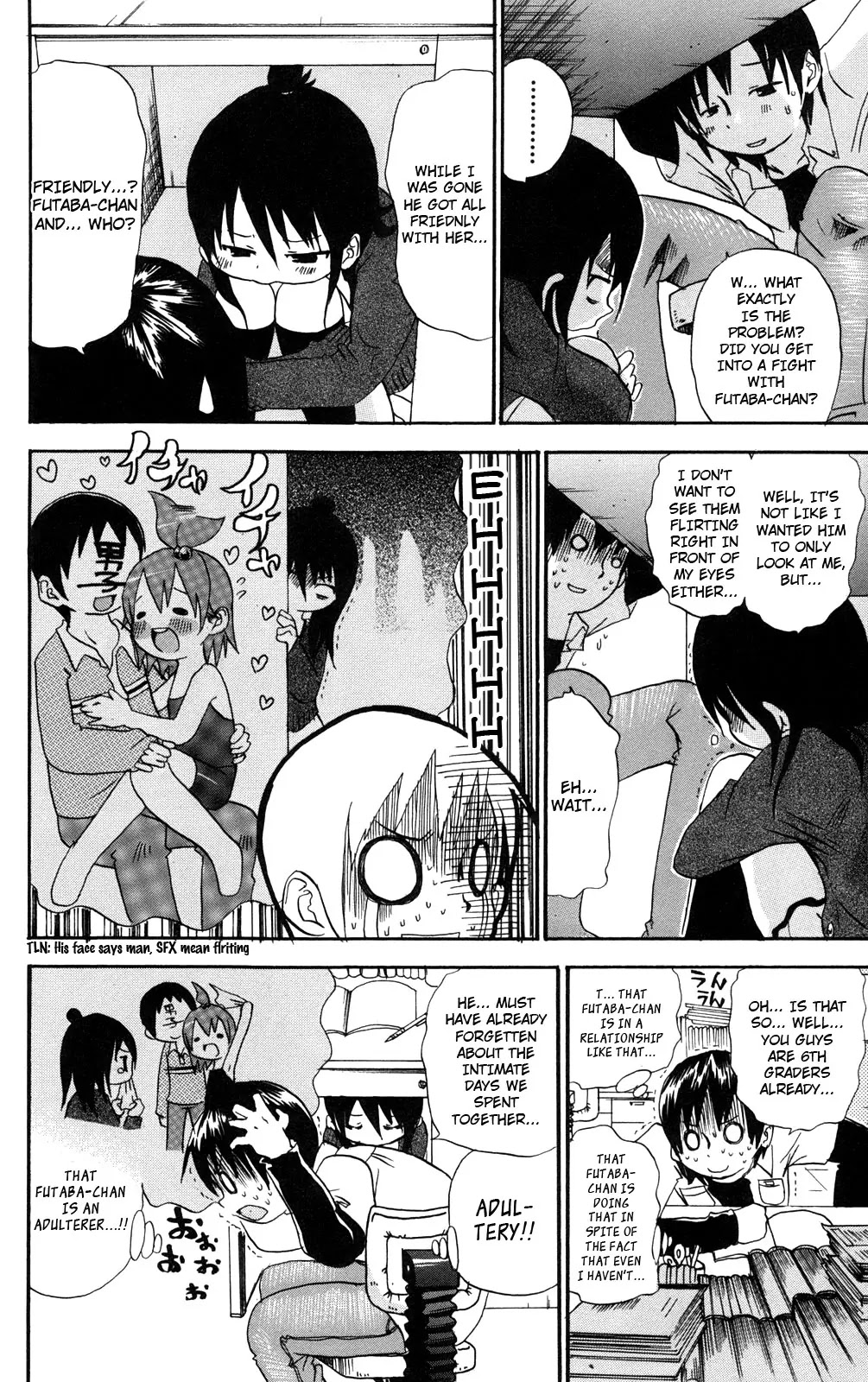 Mitsudomoe Chapter 24 page 4 - Chapter 24: Depressed