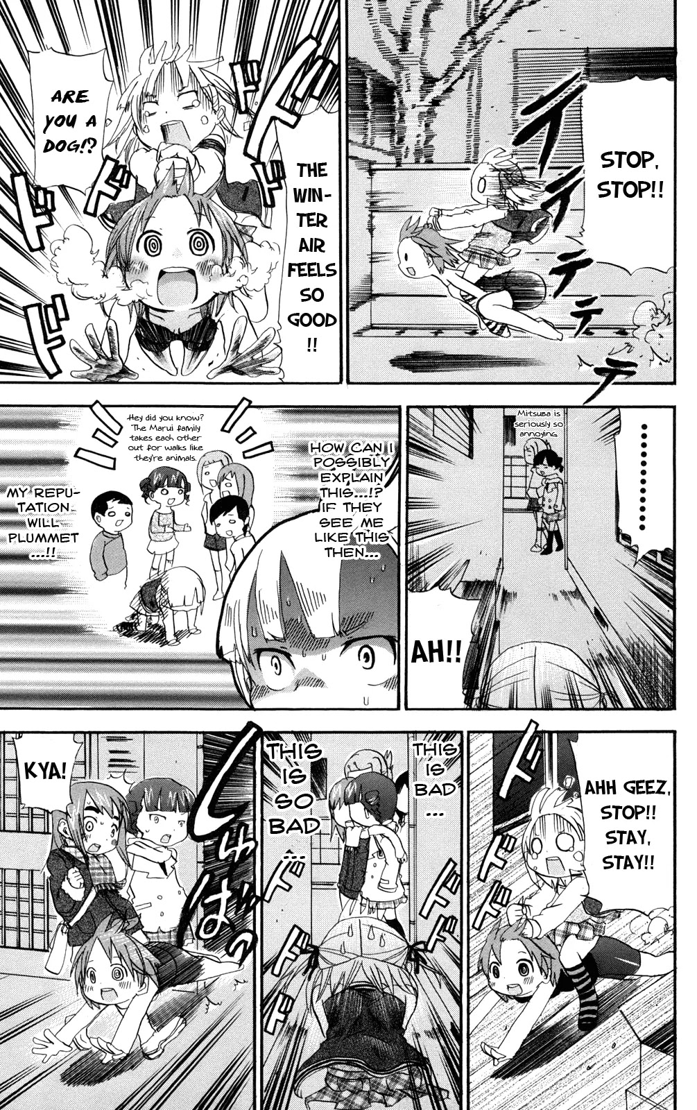 Mitsudomoe Chapter 28 page 7 - Chapter 28: Shrew • Shape ★ Up!