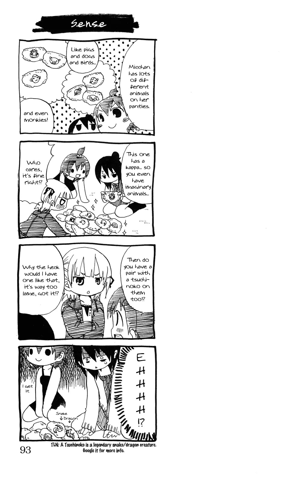 Mitsudomoe Chapter 30 page 12 - Chapter 30: A Boar That Can't Fly Is Just a Boar