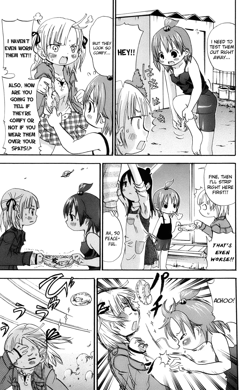 Mitsudomoe Chapter 30 page 4 - Chapter 30: A Boar That Can't Fly Is Just a Boar