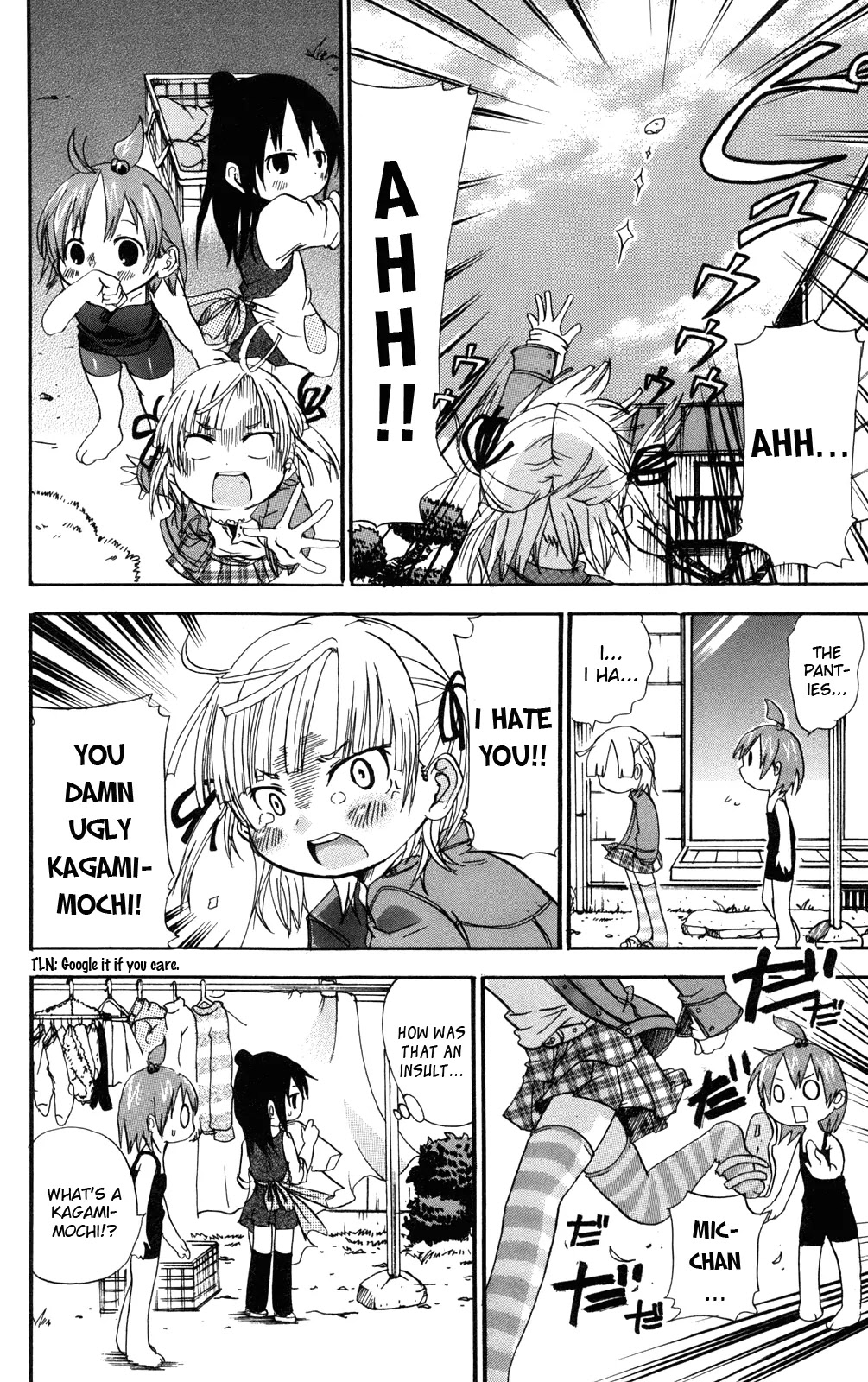 Mitsudomoe Chapter 30 page 5 - Chapter 30: A Boar That Can't Fly Is Just a Boar