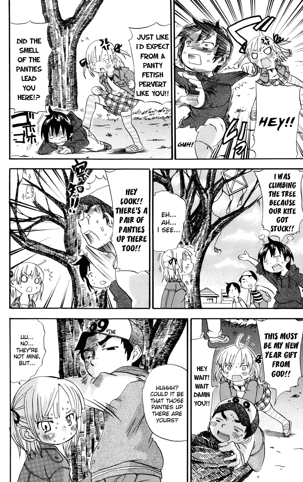 Mitsudomoe Chapter 30 page 7 - Chapter 30: A Boar That Can't Fly Is Just a Boar