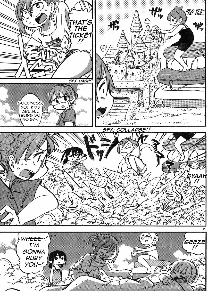 Mitsudomoe Chapter 301 page 14 - Chapter 301: The Etceteras of Swimsuits