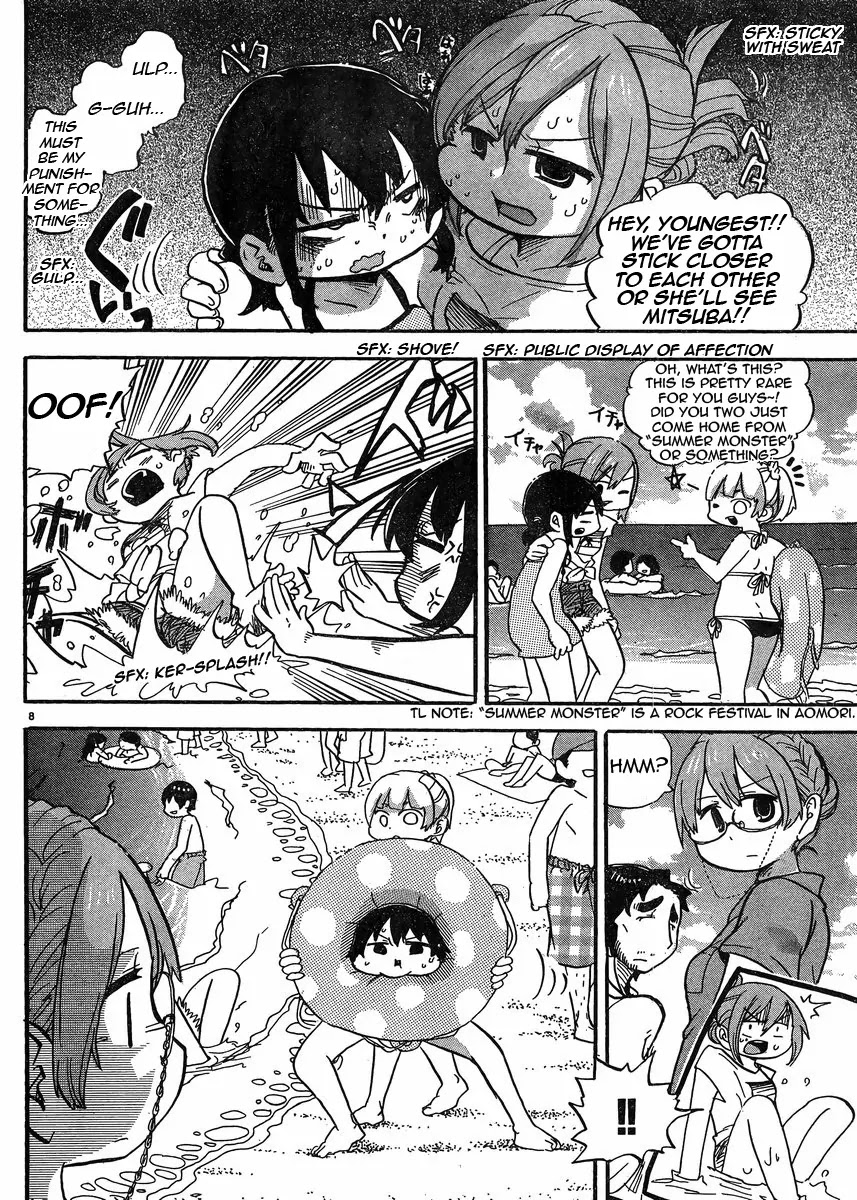 Mitsudomoe Chapter 301 page 9 - Chapter 301: The Etceteras of Swimsuits