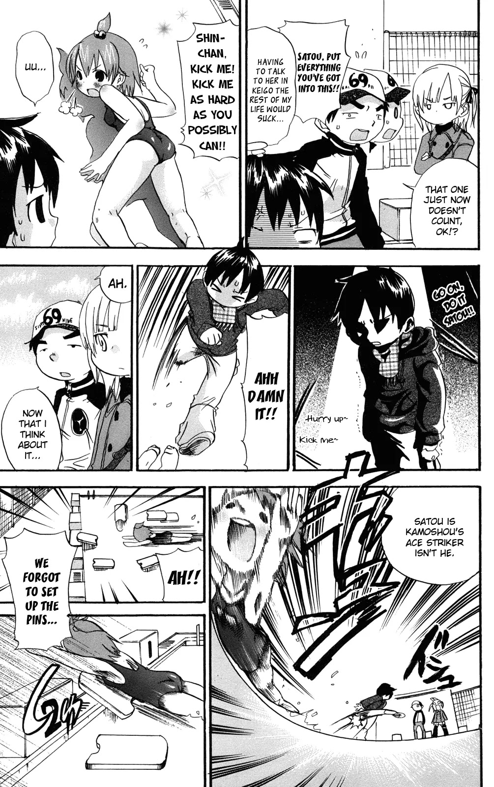 Mitsudomoe Chapter 32 page 7 - Chapter 32: The Masochist, a Hard Penguin
