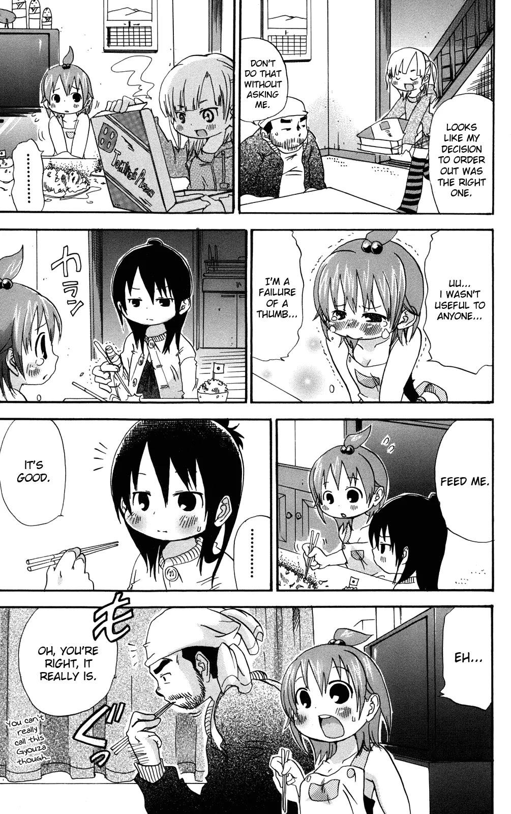 Mitsudomoe Chapter 34 page 7 - Chapter 34: Looking For Her Thumb