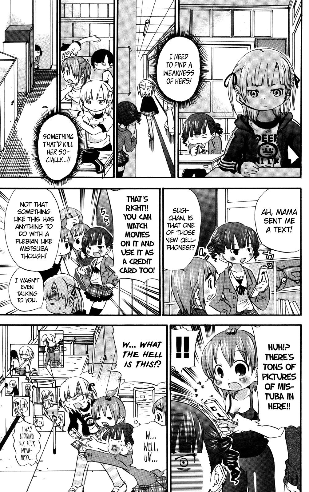 Mitsudomoe Chapter 36 page 3 - Chapter 36: The Virgin Mary Isn't Watching