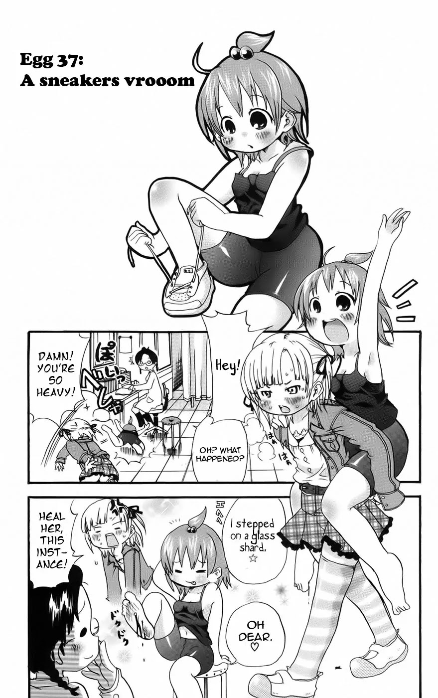 Mitsudomoe Chapter 37 page 1 - Chapter 37: A Sneakers Vrooom
