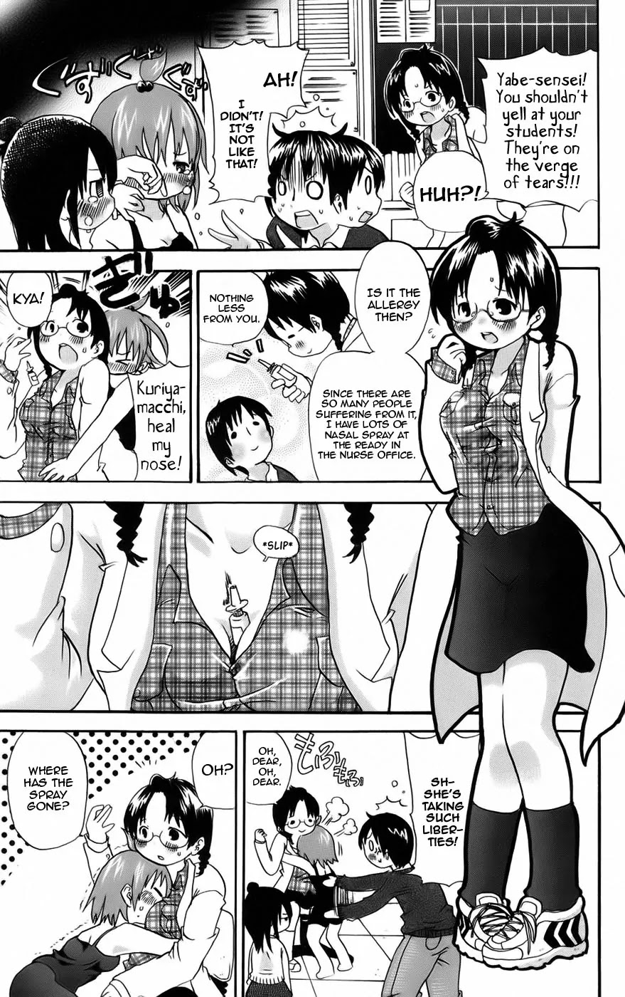 Mitsudomoe Chapter 39 page 3 - Chapter 39: Warning, Allergic Girls!
