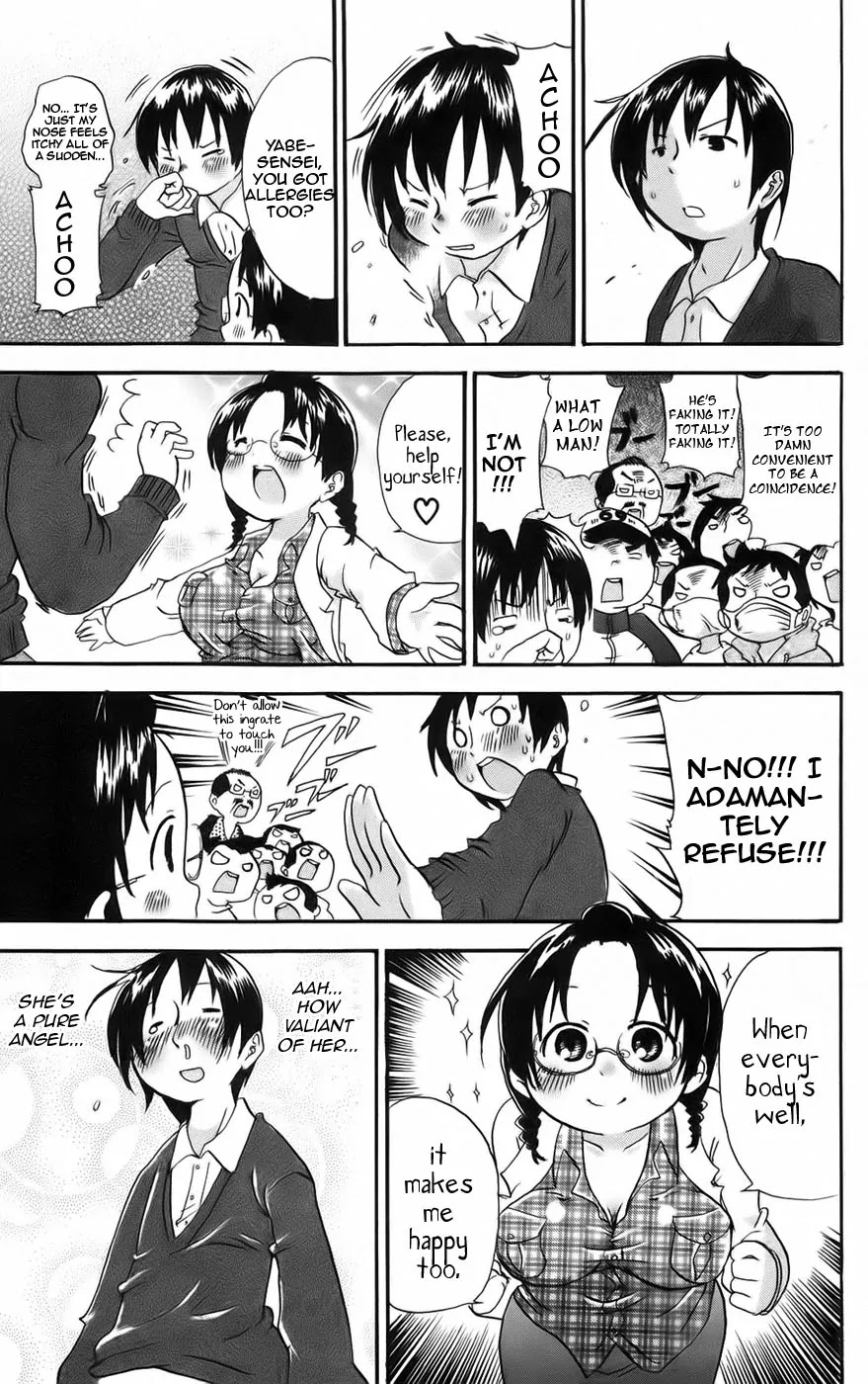 Mitsudomoe Chapter 39 page 7 - Chapter 39: Warning, Allergic Girls!