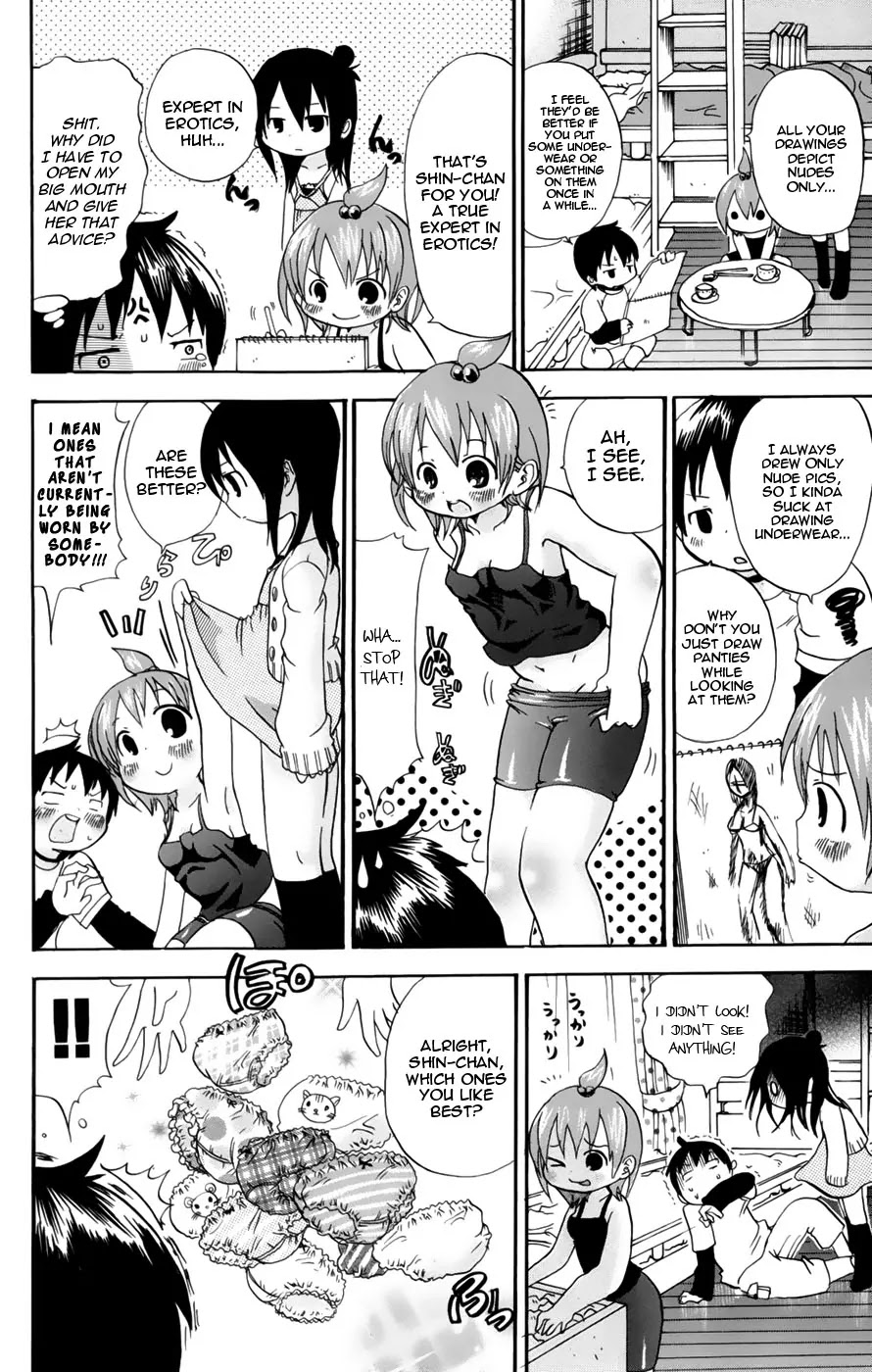 Mitsudomoe Chapter 40 page 9 - Chapter 40 : Tomorrow, an erotic artbook will come out!