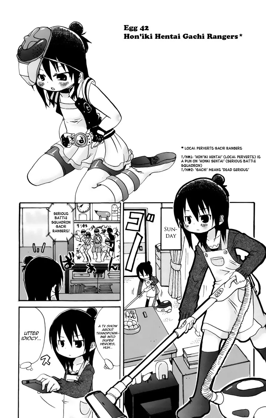 Mitsudomoe Chapter 42 page 1 - Chapter 42: Hon'iki Hentai Gachi Rangers