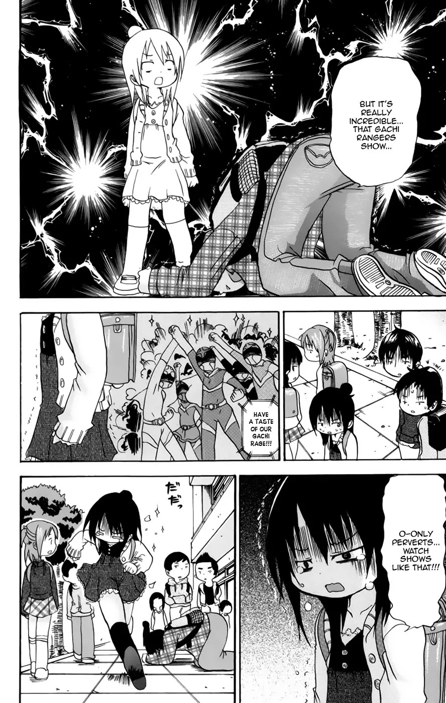 Mitsudomoe Chapter 42 page 8 - Chapter 42: Hon'iki Hentai Gachi Rangers