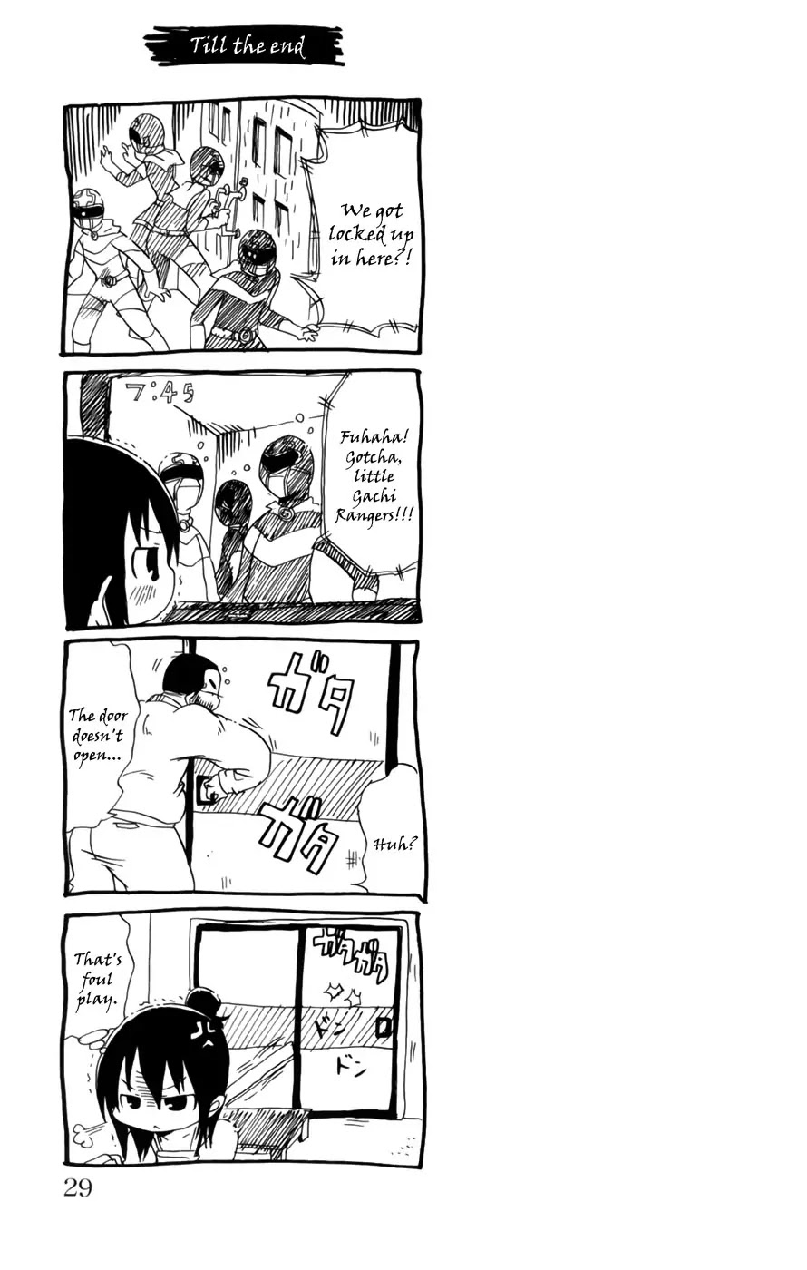 Mitsudomoe Chapter 42 page 9 - Chapter 42: Hon'iki Hentai Gachi Rangers
