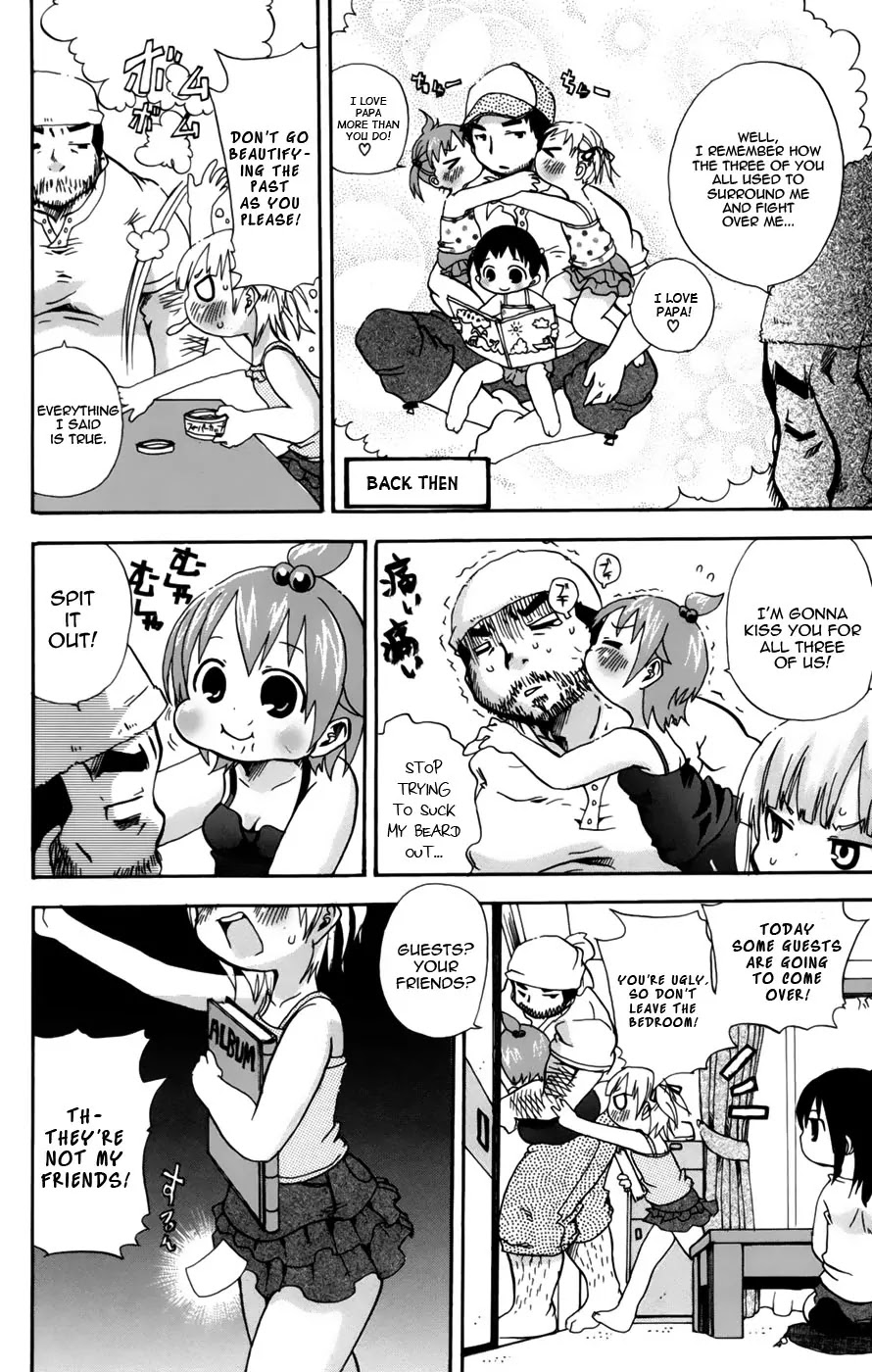 Mitsudomoe Chapter 54 page 2 - Chapter 54: An Hour for Papa and Daughter