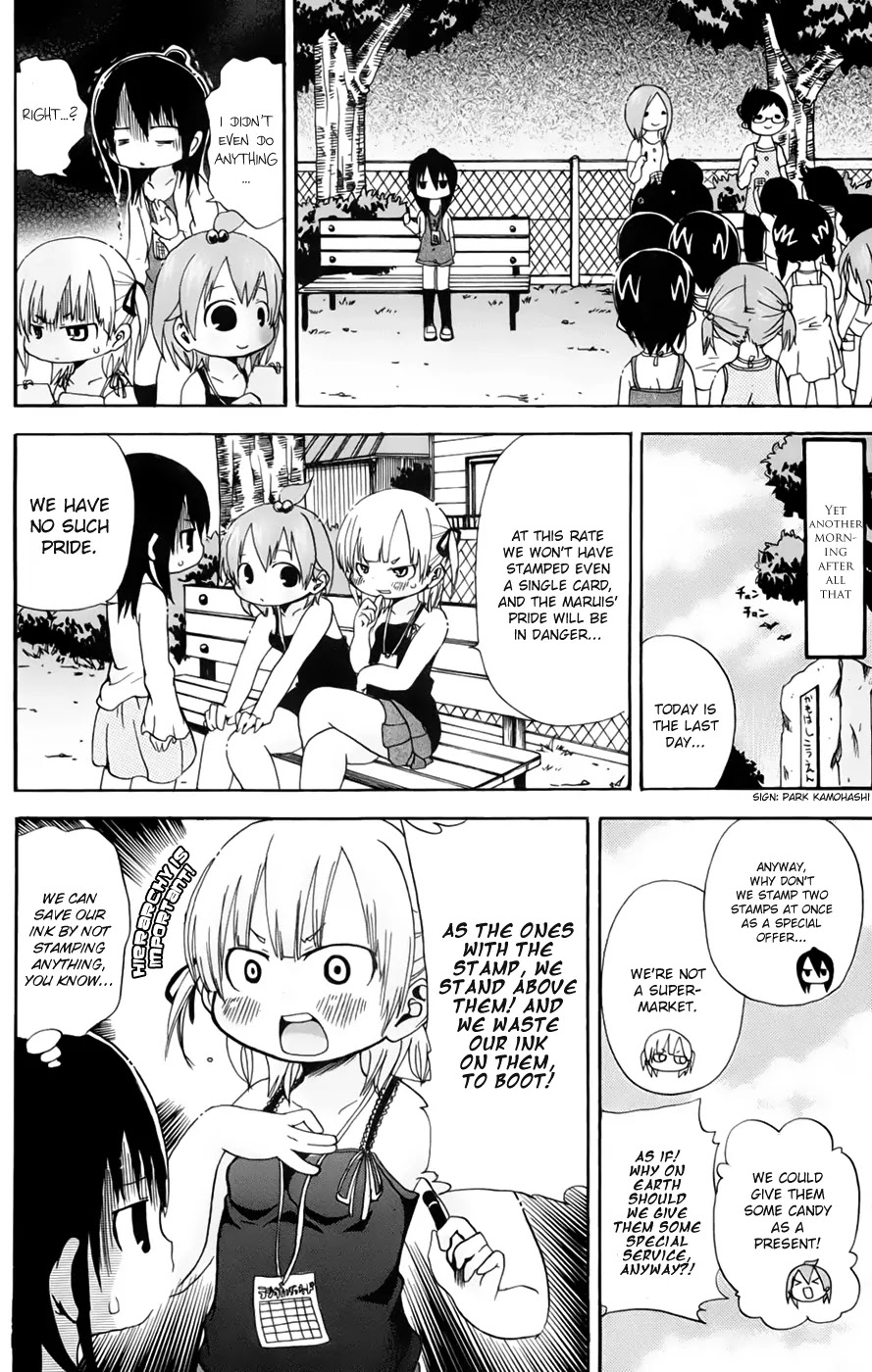 Mitsudomoe Chapter 59 page 9 - Chapter 59: The Journey of the Stamp