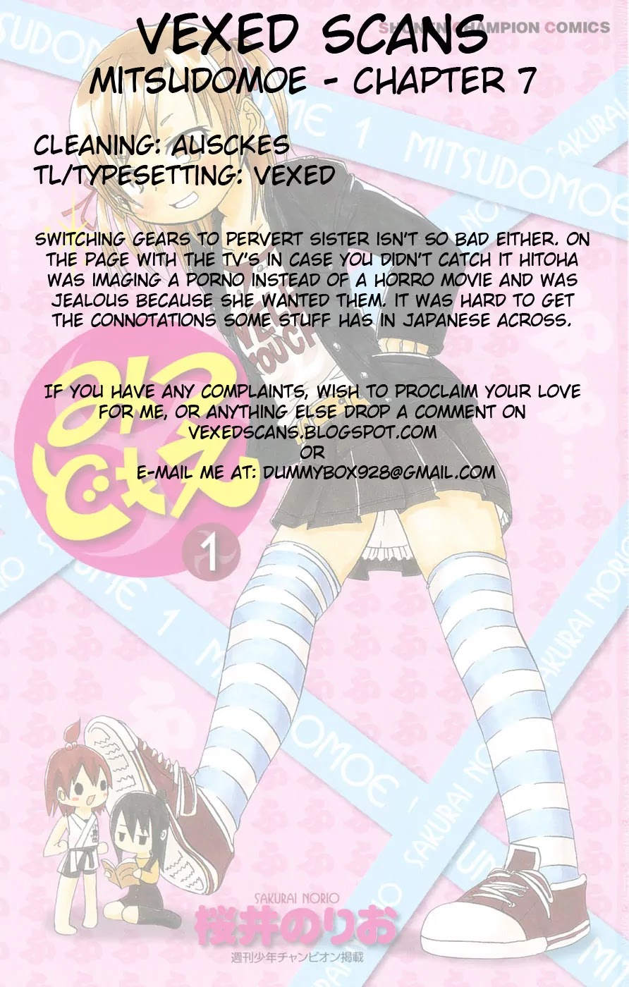Mitsudomoe Chapter 7 page 9 - Chapter 7: Hitoha v11.3