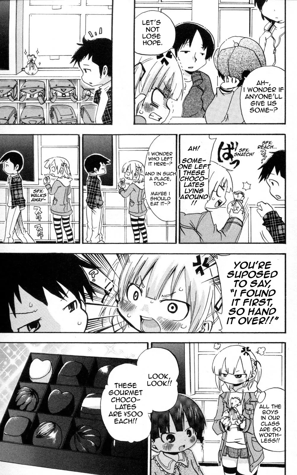 Mitsudomoe Chapter 82 page 5 - Chapter 82: Chojo and Chocolate Blues Factory