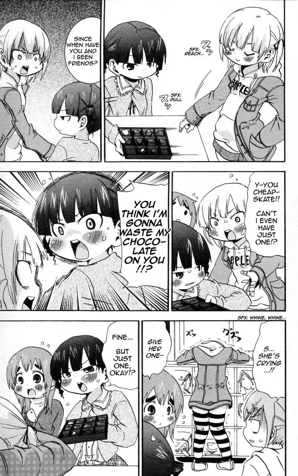 Mitsudomoe Chapter 82 page 7 - Chapter 82: Chojo and Chocolate Blues Factory