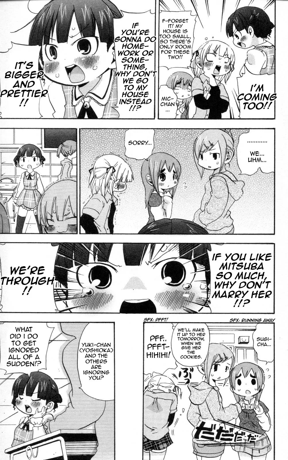 Mitsudomoe Chapter 87 page 3 - Chapter 87: She's Dead?
