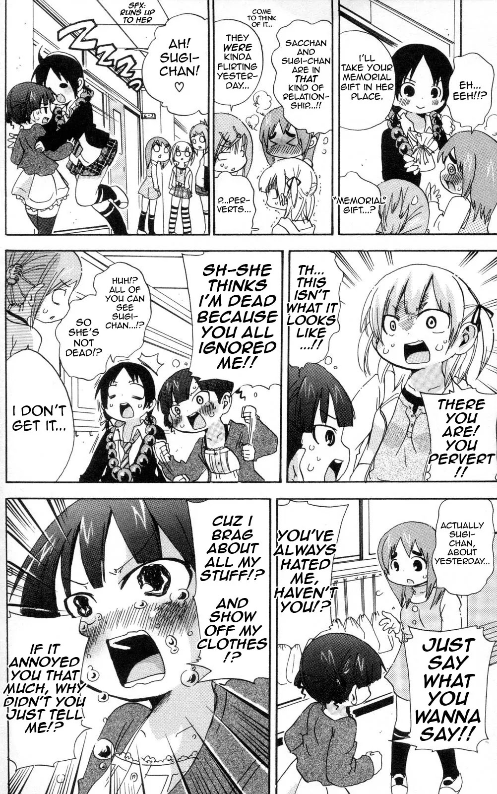 Mitsudomoe Chapter 87 page 6 - Chapter 87: She's Dead?