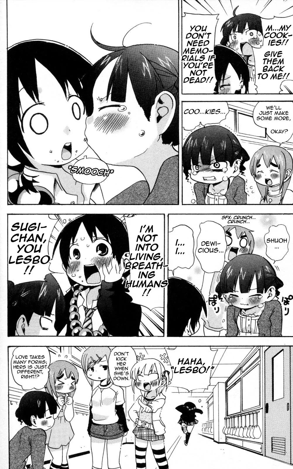 Mitsudomoe Chapter 87 page 8 - Chapter 87: She's Dead?