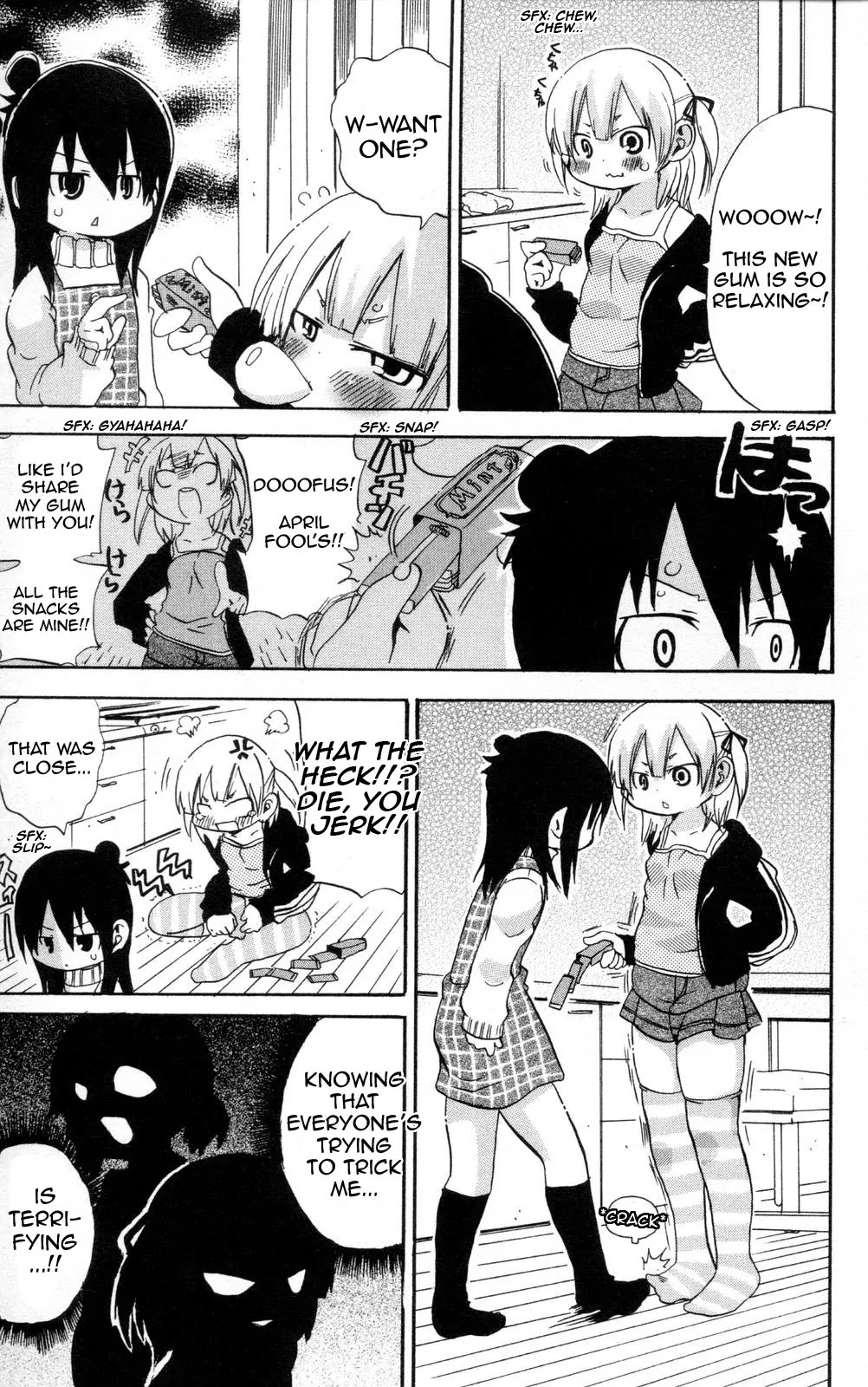 Mitsudomoe Chapter 89 page 3 - Chapter 89: Liar Day Game