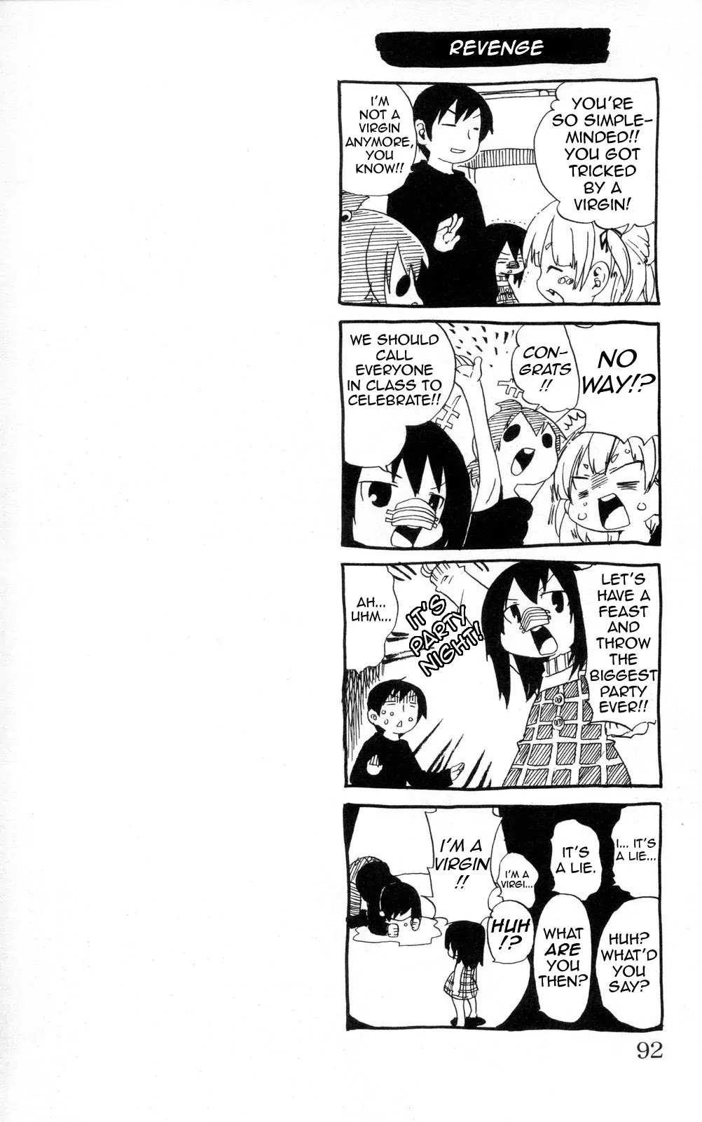 Mitsudomoe Chapter 89 page 8 - Chapter 89: Liar Day Game