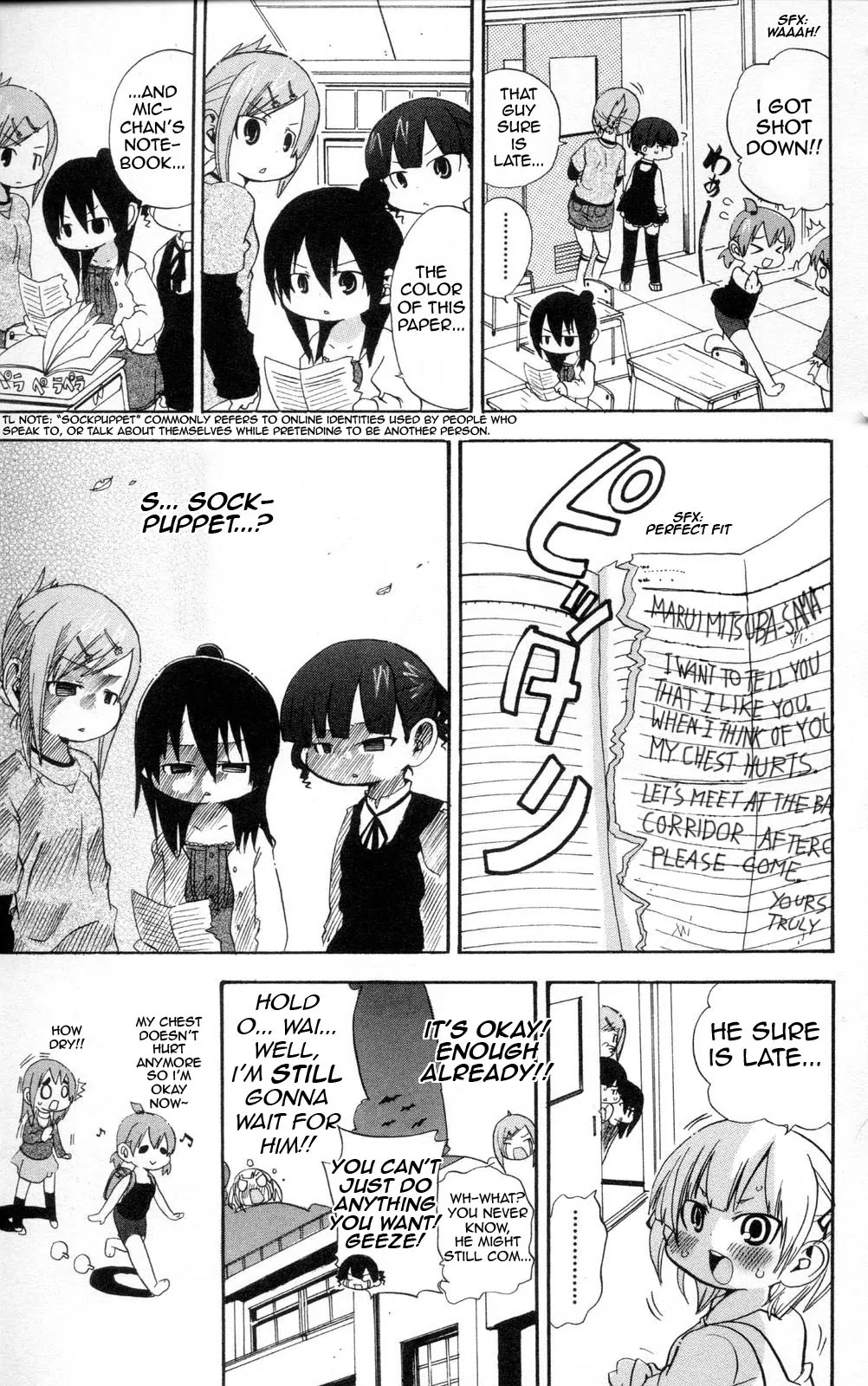 Mitsudomoe Chapter 91 page 7 - Chapter 91: 12 Love Song Measures