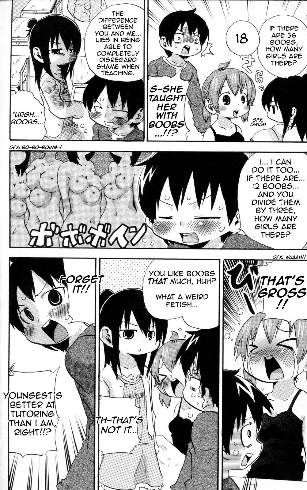 Mitsudomoe Chapter 92 page 6 - Chapter 92: Idiots, Tests, and Summoned Breasts