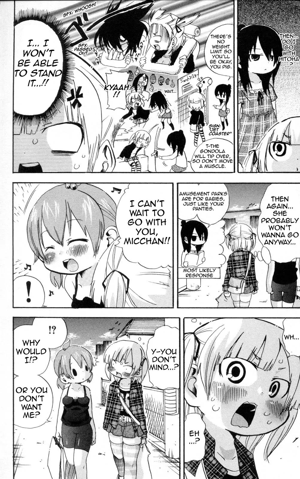 Mitsudomoe Chapter 94 page 4 - Chapter 94: Fukubiki Unbalance