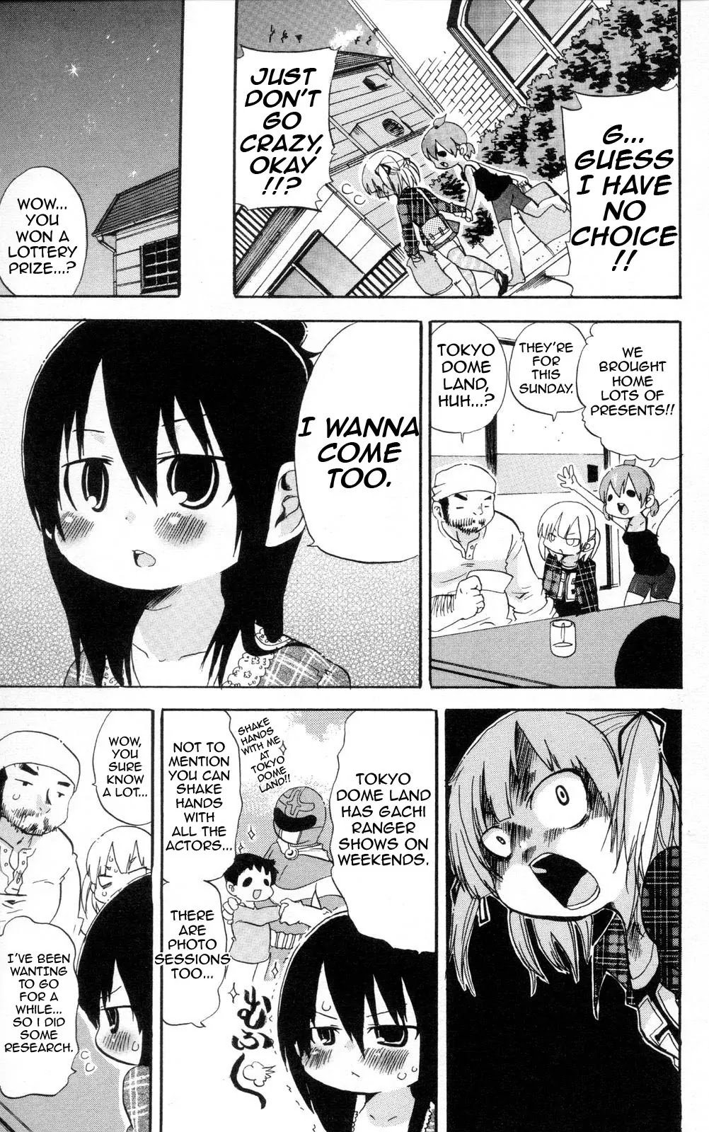 Mitsudomoe Chapter 94 page 5 - Chapter 94: Fukubiki Unbalance
