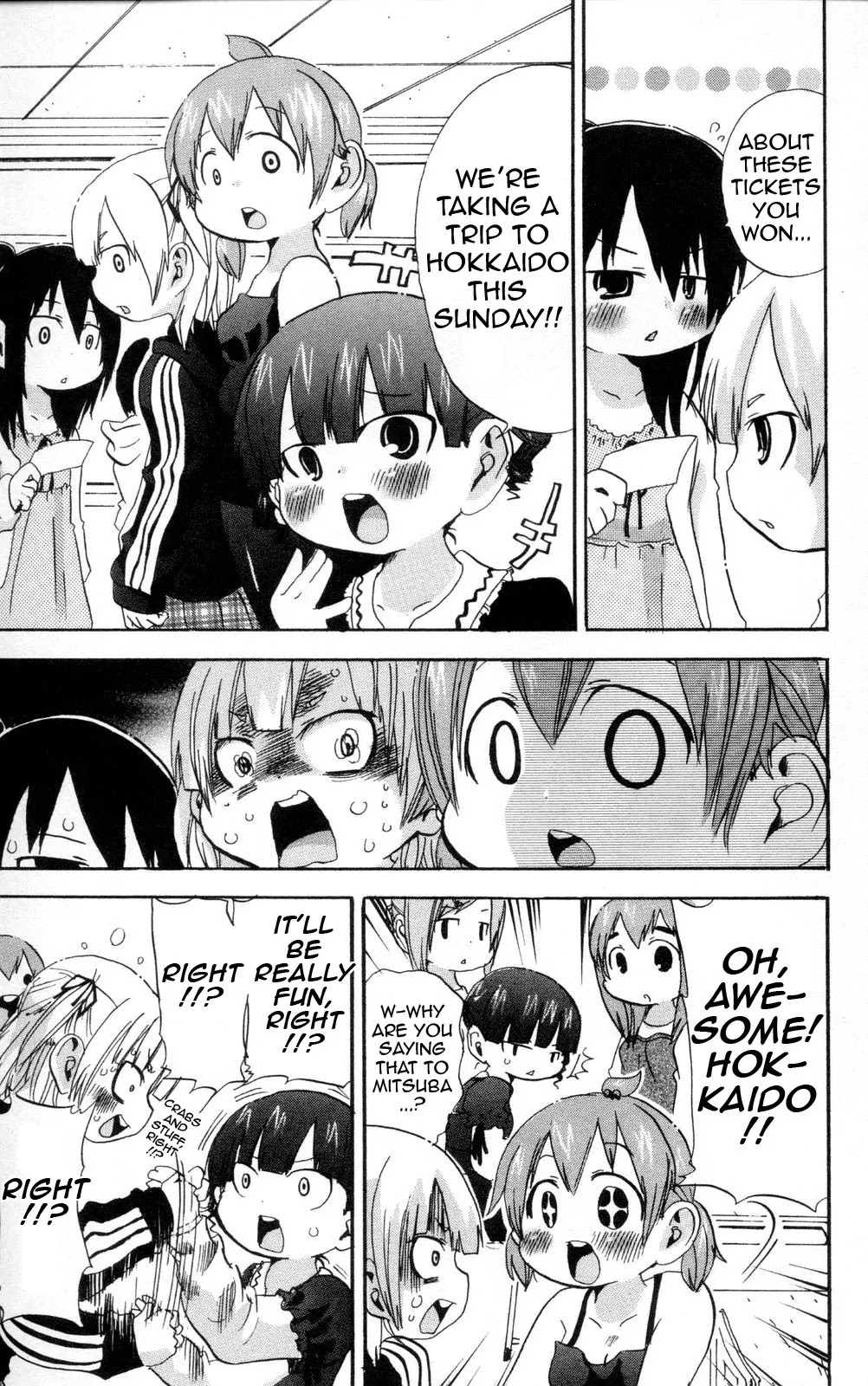 Mitsudomoe Chapter 94 page 7 - Chapter 94: Fukubiki Unbalance