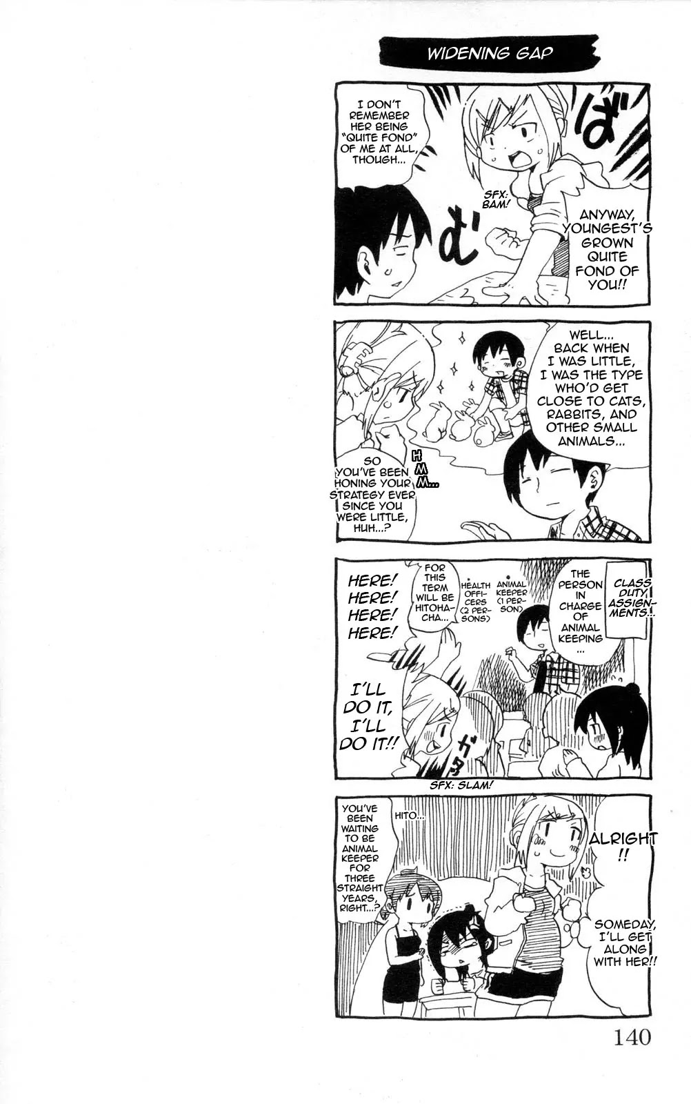 Mitsudomoe Chapter 95 page 8 - Chapter 95: I Wanna Tell You, From Under The Desk
