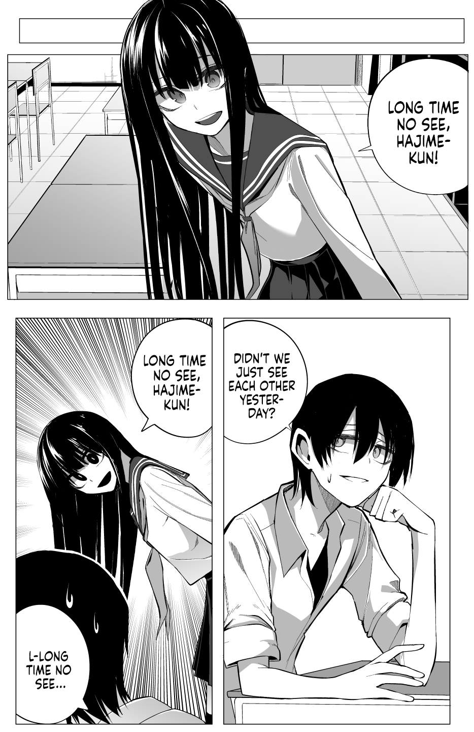 Mitsuishi-san Chapter 18 page 2 - Chapter 18: Talking to That Girl You Like From Another Class is Fun