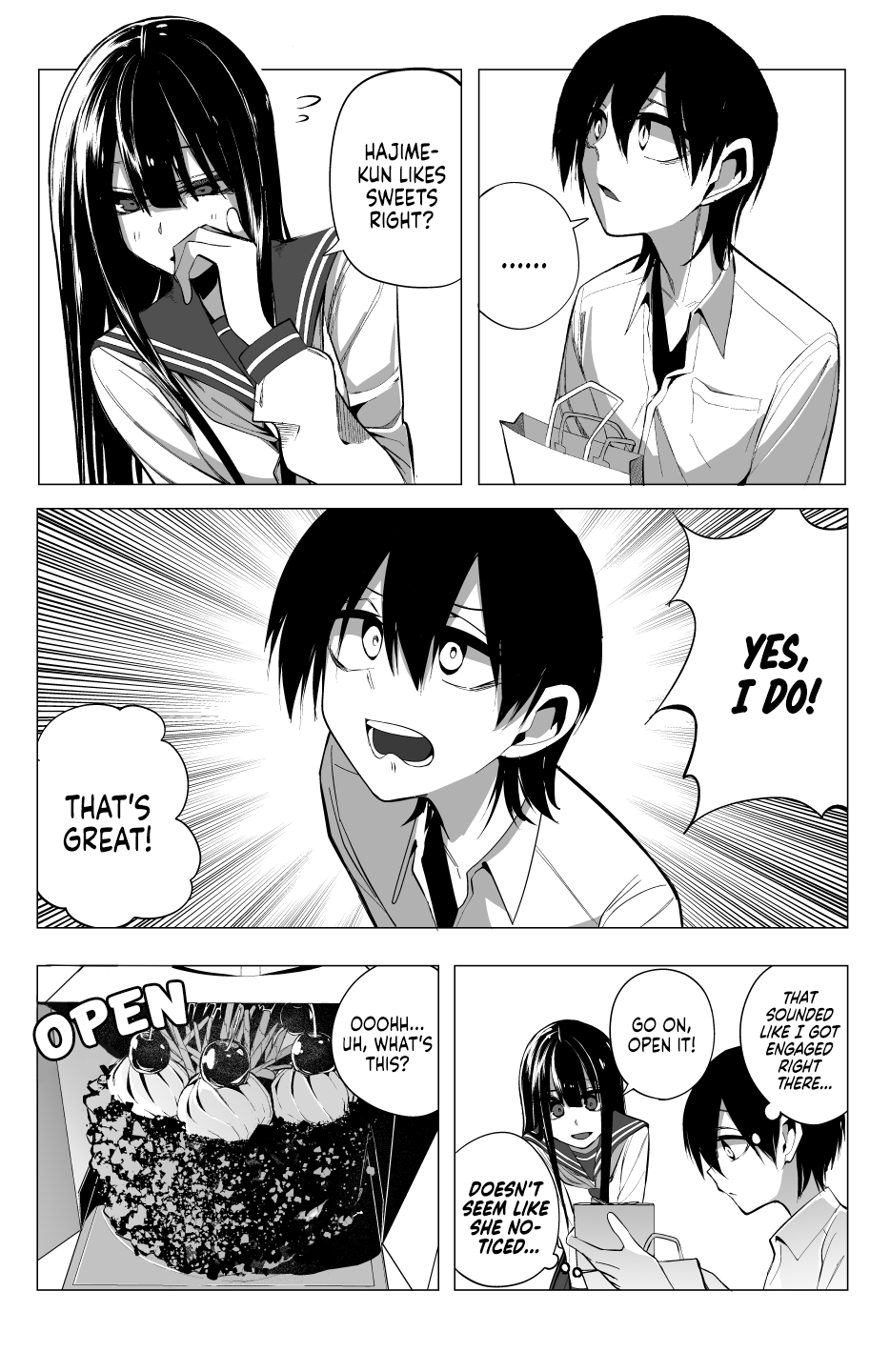 Mitsuishi-san Chapter 18 page 4 - Chapter 18: Talking to That Girl You Like From Another Class is Fun