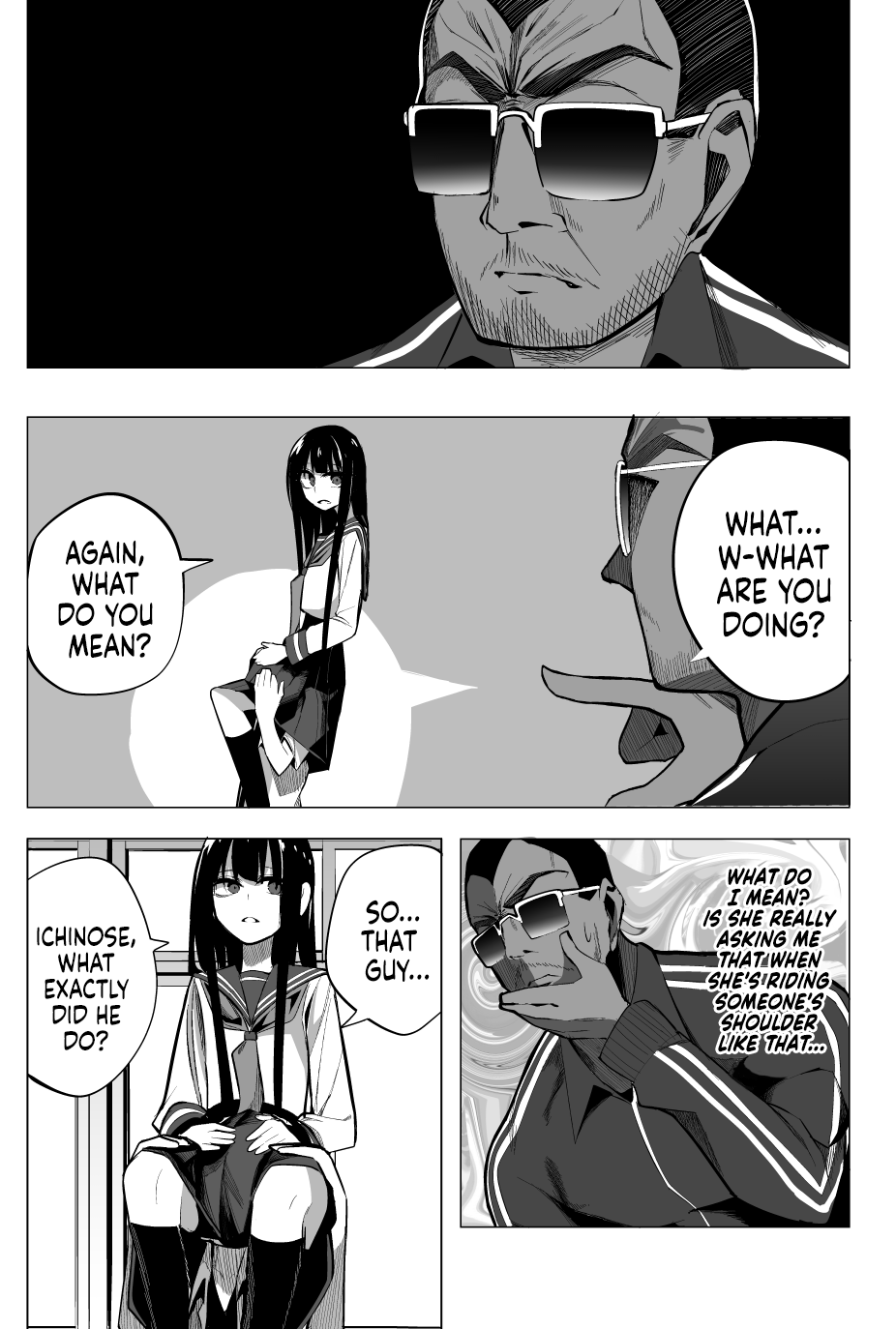 Mitsuishi-san Chapter 19 page 10 - Chapter 19: The Insides of the Skirt of the Girl From Another Class Feels Nice