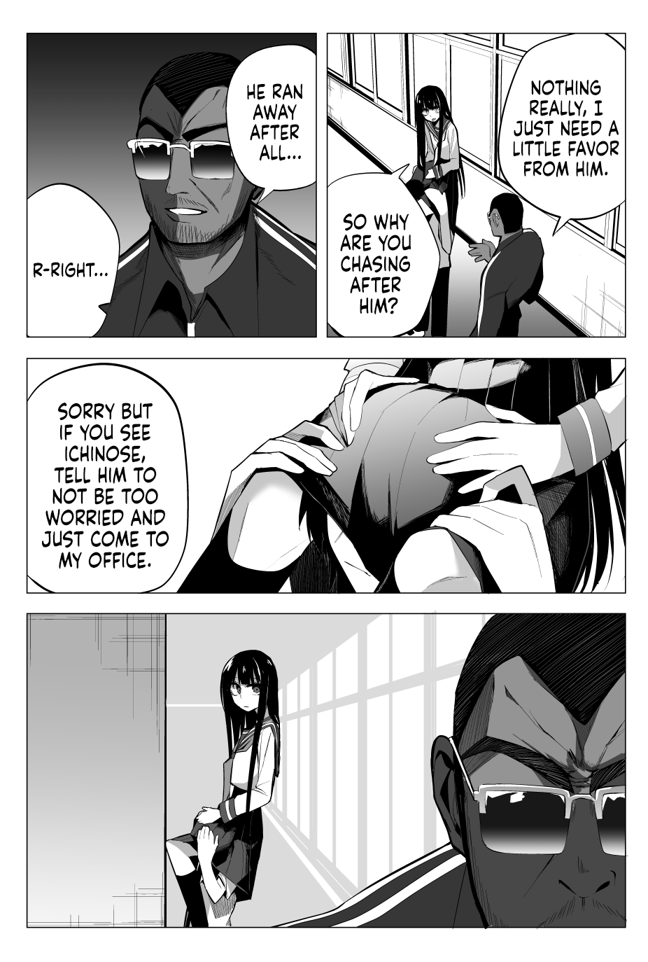 Mitsuishi-san Chapter 19 page 11 - Chapter 19: The Insides of the Skirt of the Girl From Another Class Feels Nice